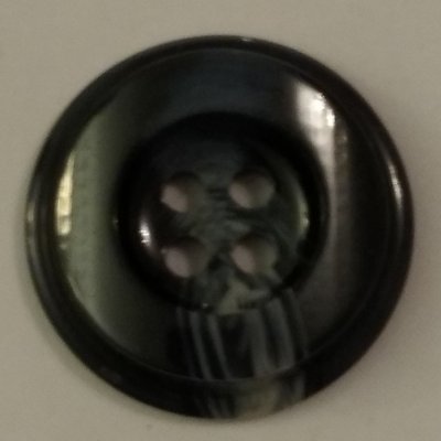 Knapp 28 mm Ø Svart