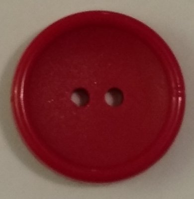 Knapp 22 mm Ø Röd