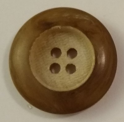 Knapp 25 mm Ø Beige