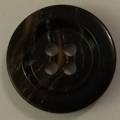 Knapp 20 mm Ø Svart