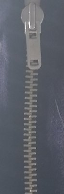 Dragkedja Blå  13 cm ej delbar. Metall