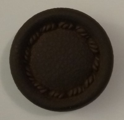 Knapp 34 mm Ø Brun