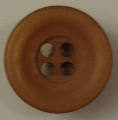 Knapp 22 mm Ø Brun
