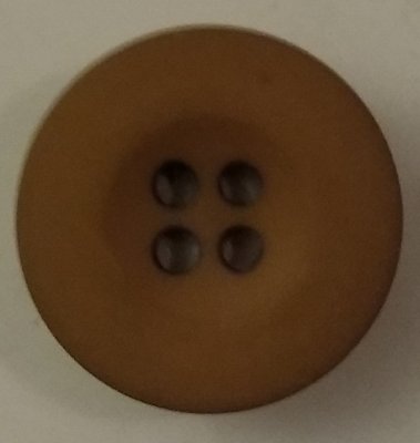 Knapp 20 mm Ø Brun