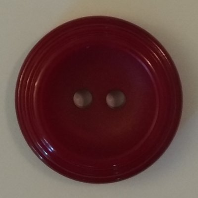 Knapp 28 mm Ø Röd