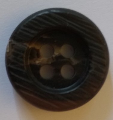 Knapp 25 mm Ø Svart