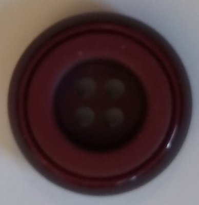 Knapp 25 mm Ø Röd