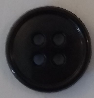 Knapp 13 mm Ø Svart