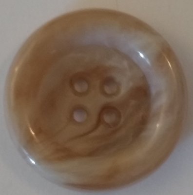 Knapp 29 mm Ø Beige/melerad