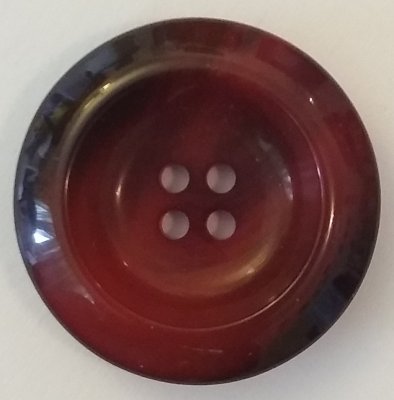 Knapp 28 mm Ø Röd