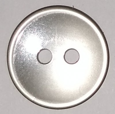 Knapp 12 mm Ø Silverfärgad