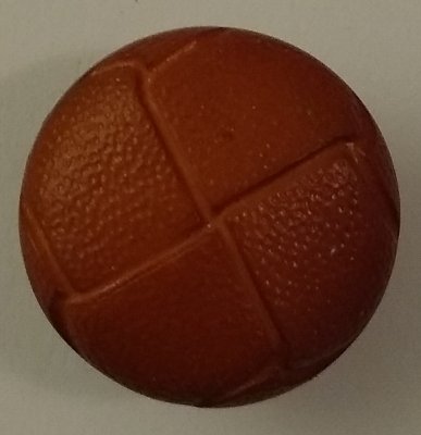 Knapp 20 mm Ø Läder - Röd