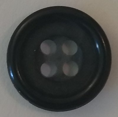 Knapp 13 mm Ø Svart
