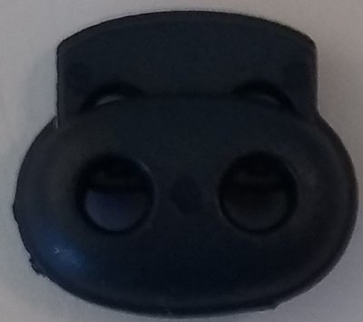 COSE - Snörstopp klämma plast. Marinblå. 18 mm