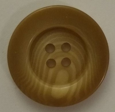 Knapp 25 mm Ø Beige