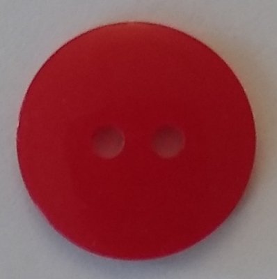 Knapp 17 mm Ø Röd