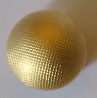 Knapp 18 mm Ø Gul