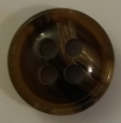 Knapp 20 mm Ø Brun