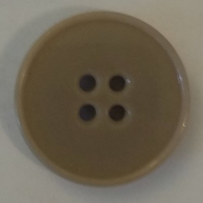 Knapp 23 mm Ø Beige