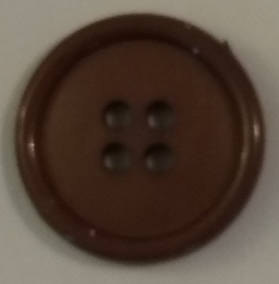 Knapp 22 mm Ø Brun