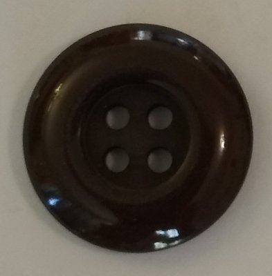 Knapp 22 mm Ø Brun