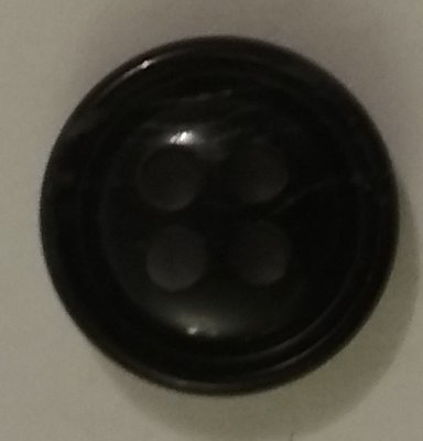 Knapp 20 mm Ø Svart