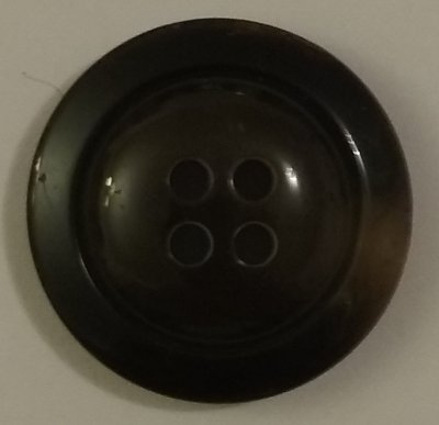 Knapp 28 mm Ø Brun