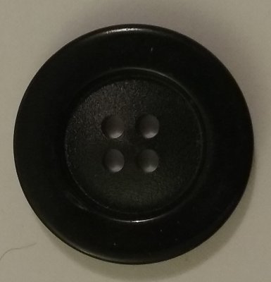 Knapp 25 mm Ø Svart