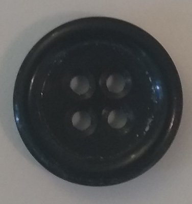 Knapp 15 mm Ø Svart