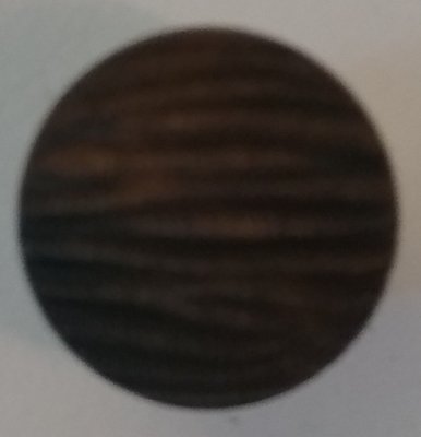 Knapp 13 mm Ø Brun