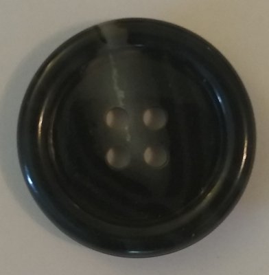 Knapp 25 mm Ø Grå/Svart