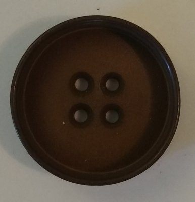 Knapp 21 mm Ø Svart/Brun