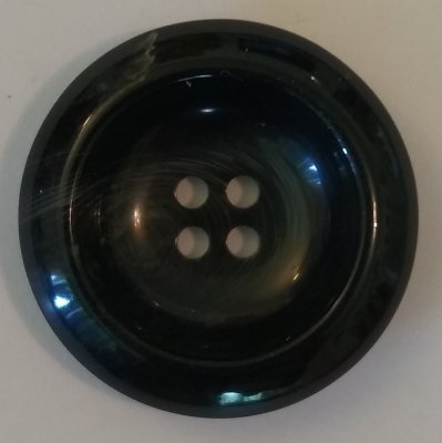 Knapp 28 mm Ø Svart