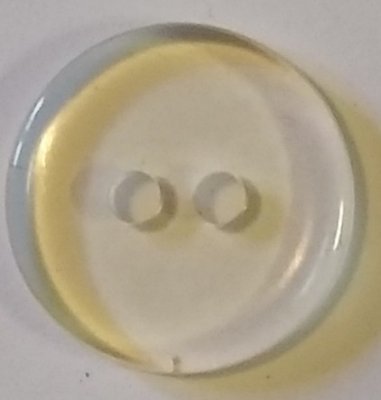 Knapp 12 mm Ø Vit/Genomskinlig