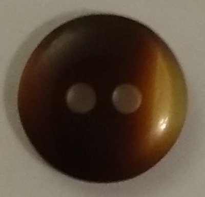 Knapp 10 mm Ø Brun