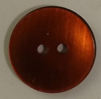 Knapp 18 mm Ø Röd/Brun