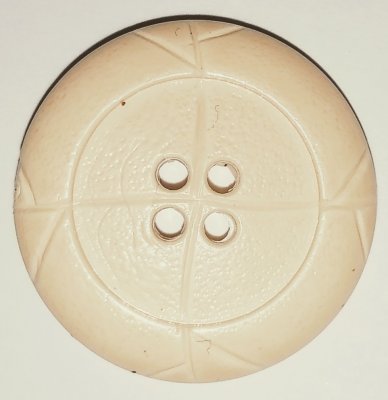 Knapp 25 mm Ø Beige