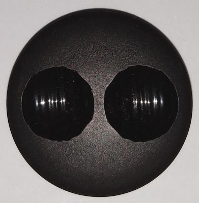 Knapp 27 mm Ø Brun