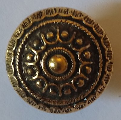 Knapp 20 mm Ø Gul