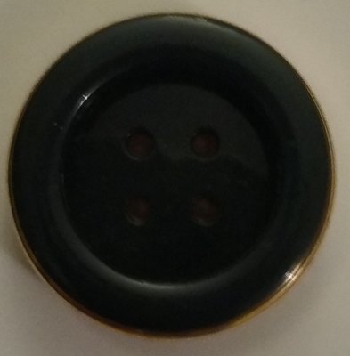 Knapp 26 mm Ø Grön/Gul
