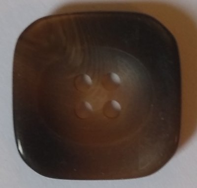 Knapp 20 mm Ø Brun