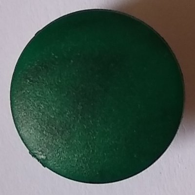 Knapp 15 mm Ø Grön