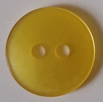 Knapp 13 mm Ø Gul
