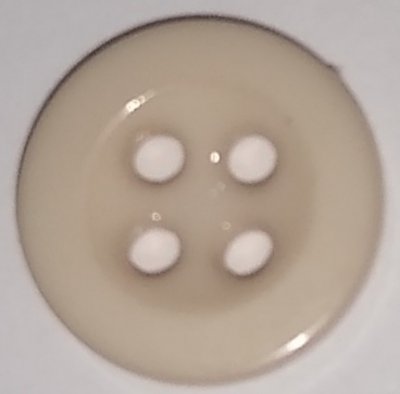 Knapp 12 mm Ø Beige