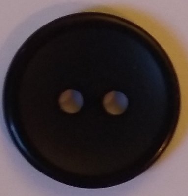 Knapp 15 mm Ø Svart