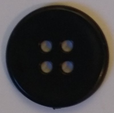 Knapp 18 mm Ø Svart
