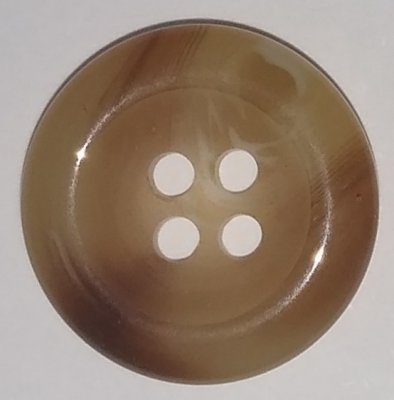 Knapp 18 mm Ø Beige