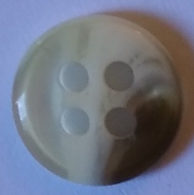 Knapp 10 mm Ø Beige
