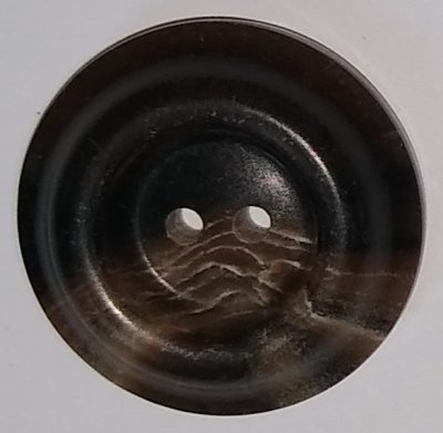 Knapp 28 mm Ø Brun