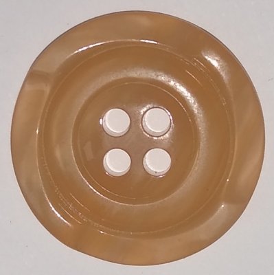 Knapp 27 mm Ø Beige/melerad
